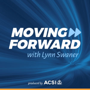 Lynn Swaner Moving Forward Podcast Cover Image